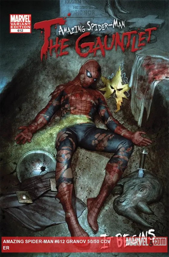Amazing Spider-Man (1999) #612 (GRANOV 50/50 COVER)