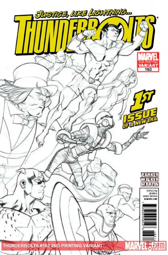 Thunderbolts (2006) #163 (2nd Printing Variant)