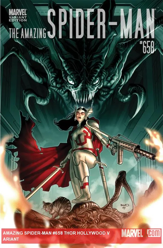 Amazing Spider-Man (1999) #658 (THOR HOLLYWOOD VARIANT)