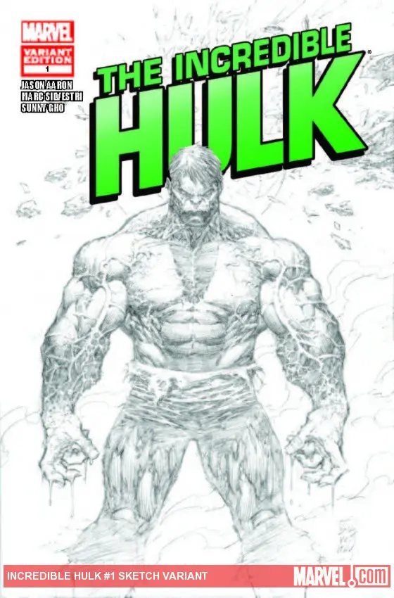Incredible Hulk (2011) #1 (Sketch Variant)