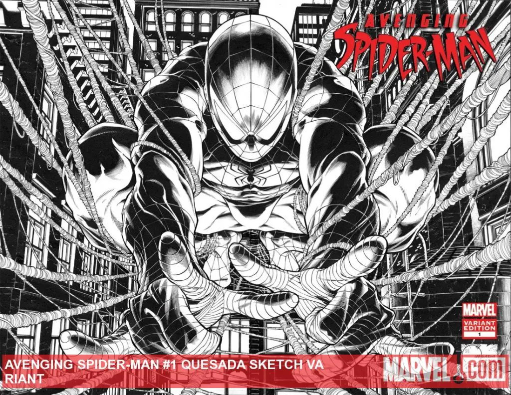 Avenging Spider-Man (2011) #1 (Quesada Sketch Variant)