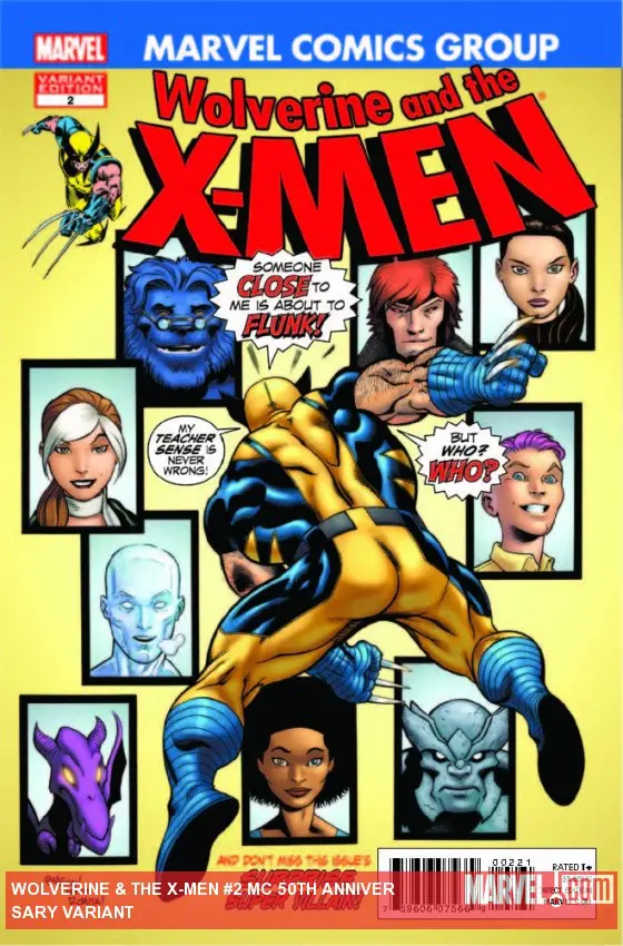 Wolverine & the X-Men (2011) #2 (Mc 50th Anniversary Variant)
