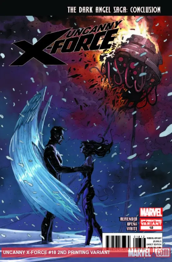 Uncanny X-Force (2010) #18 (2nd Printing Variant)