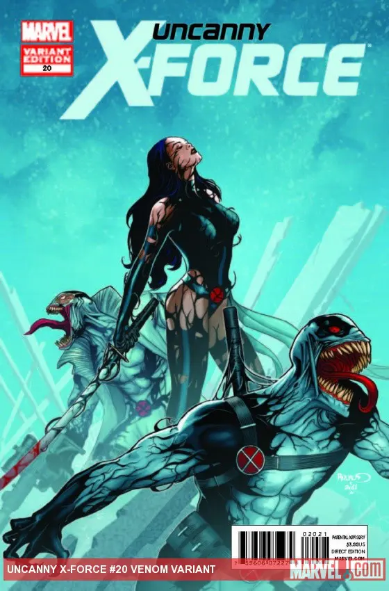 Uncanny X-Force (2010) #20 (Venom Variant)
