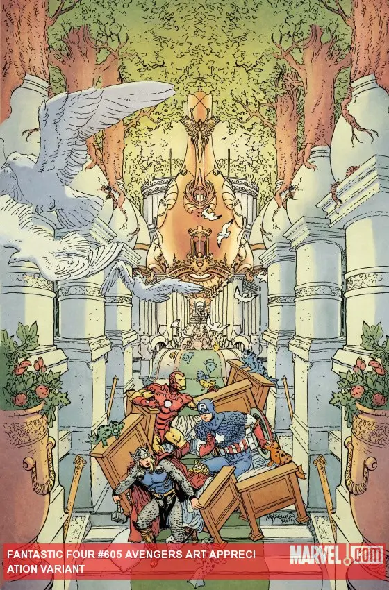 Fantastic Four (1998) #605 (Avengers Art Appreciation Variant)