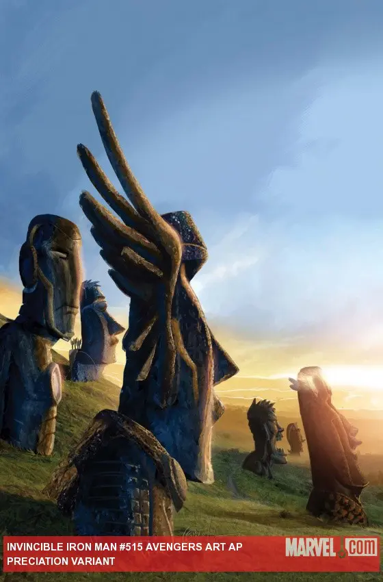 Invincible Iron Man (2008) #515 (Avengers Art Appreciation Variant)