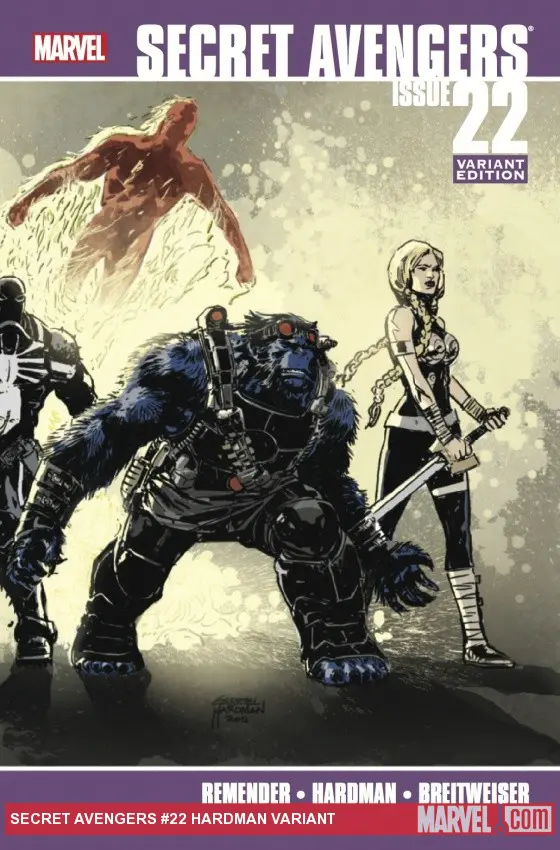 Secret Avengers (2010) #22 (Hardman Variant)
