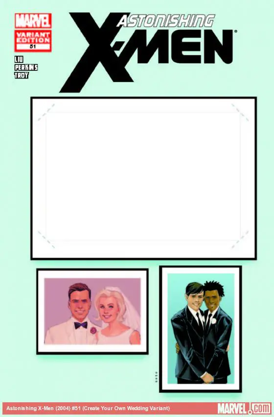 Astonishing X-Men (2004) #51 (Create Your Own Wedding Variant)
