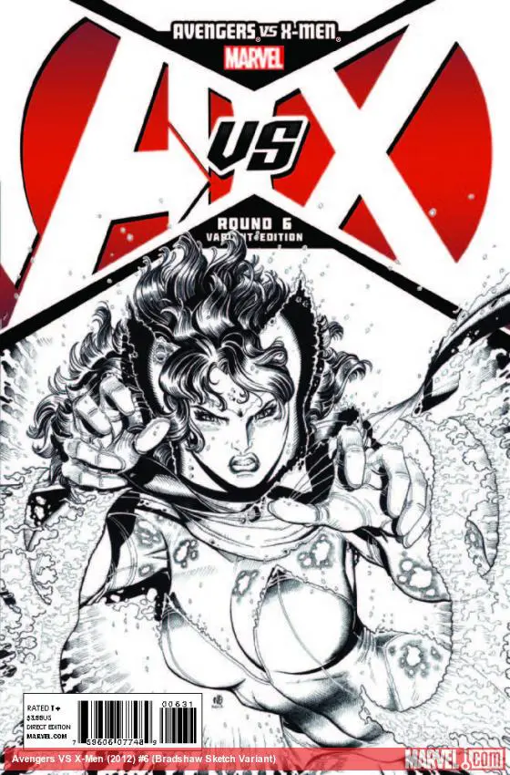 Avengers Vs. X-Men (2012) #6 (Bradshaw Sketch Variant)