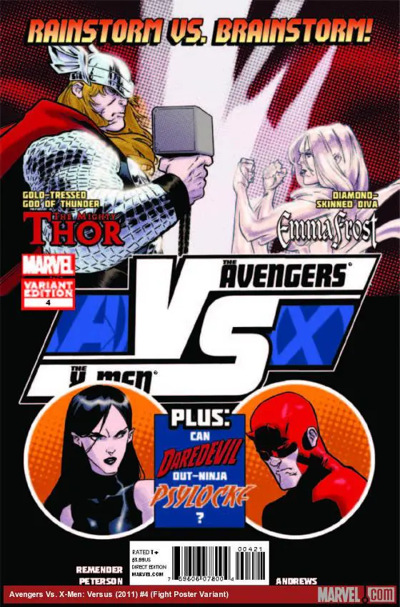 Avengers Vs. X-Men: Versus (2011) #4 (Fight Poster Variant)
