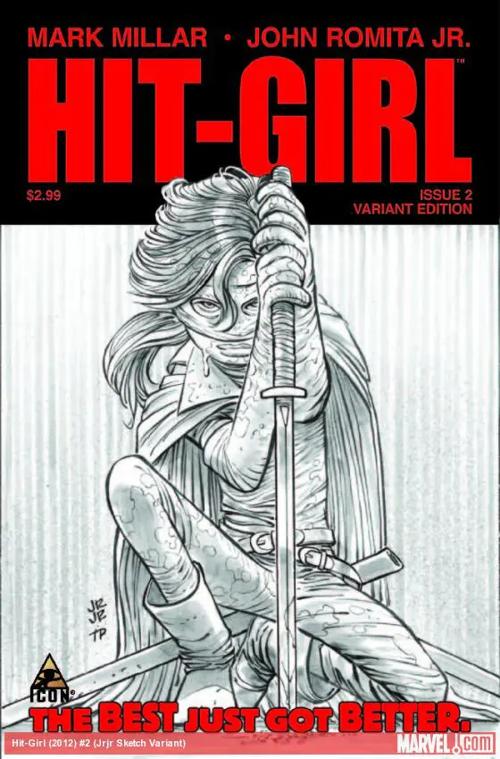Hit-Girl (2012) #2 (Jrjr Sketch Variant)