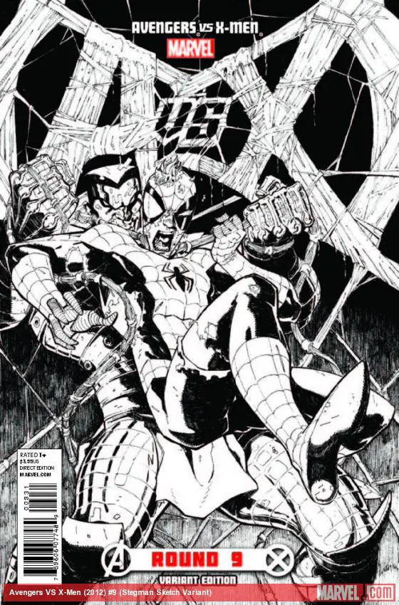 Avengers Vs. X-Men (2012) #9 (Stegman Sketch Variant)