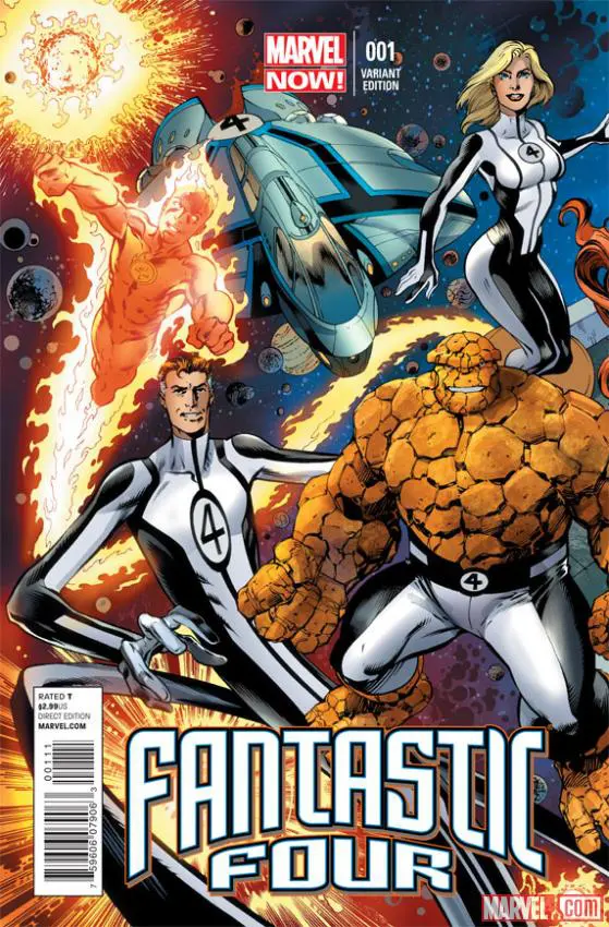 Fantastic Four (2012) #1 (Bagley Connecting Variant)