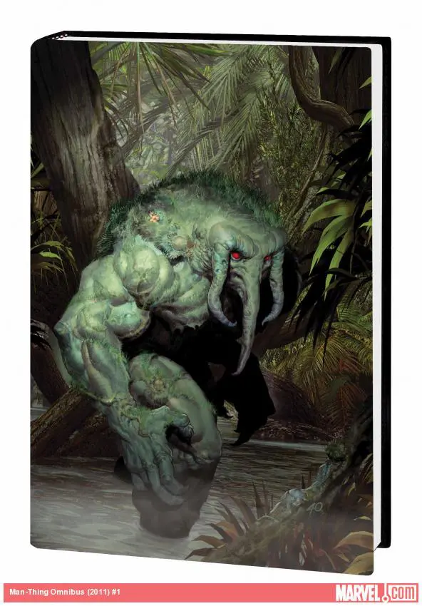 MAN-THING OMNIBUS HC OLIVETTI COVER (Hardcover)