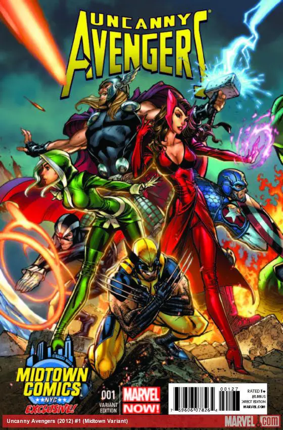 Uncanny Avengers (2012) #1 (Midtown Variant)