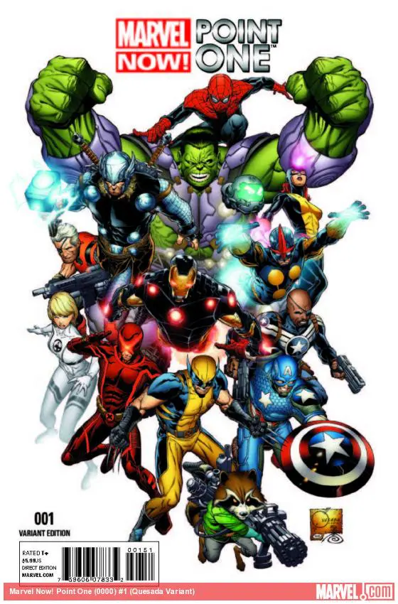 MARVEL NOW! POINT ONE 1 (2012) #1 (Quesada Variant)