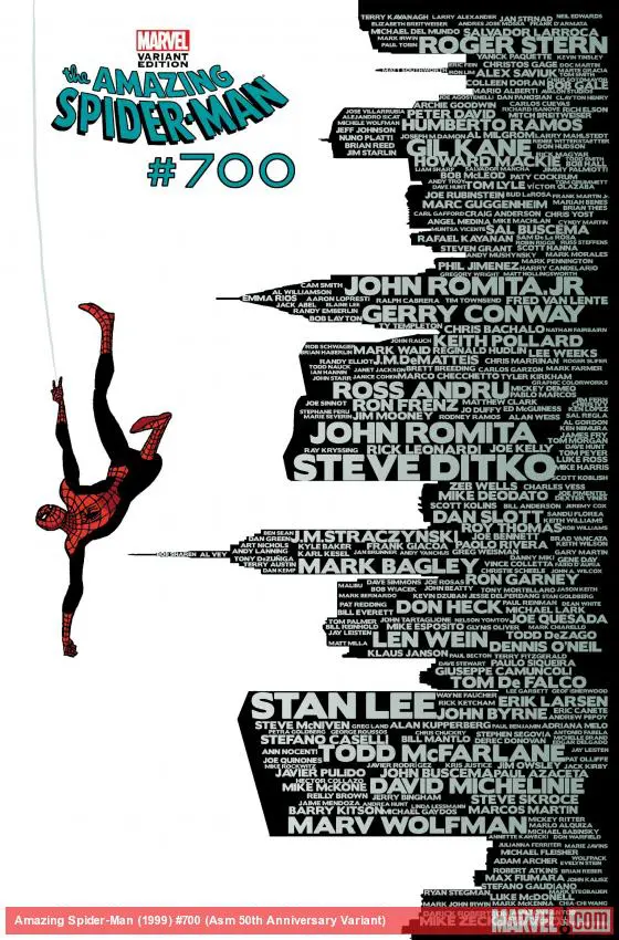 Amazing Spider-Man (1999) #700 (Asm 50th Anniversary Variant)