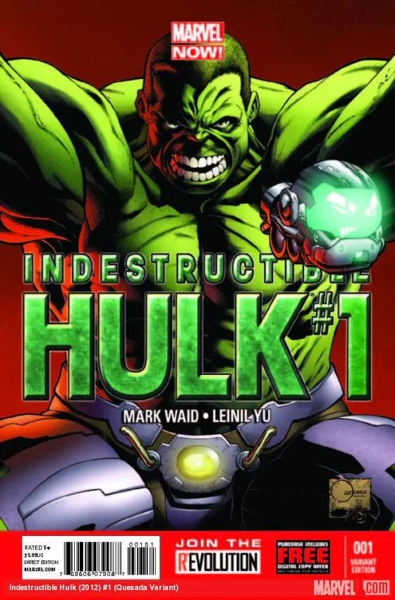 Indestructible Hulk (2012) #1 (Quesada Variant)