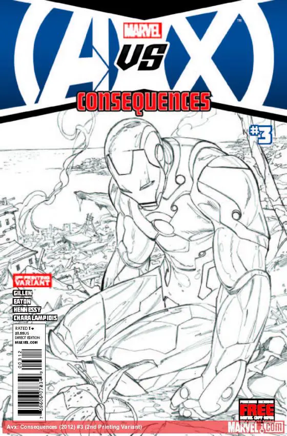 Avx: Consequences (2012) #3 (2nd Printing Variant)