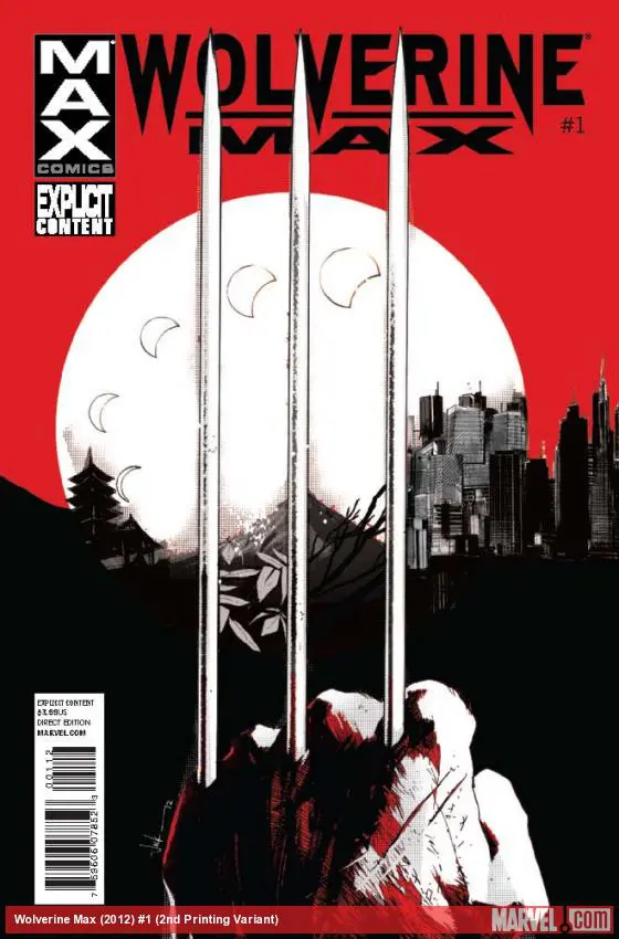 Wolverine Max (2012) #1 (2nd Printing Variant)