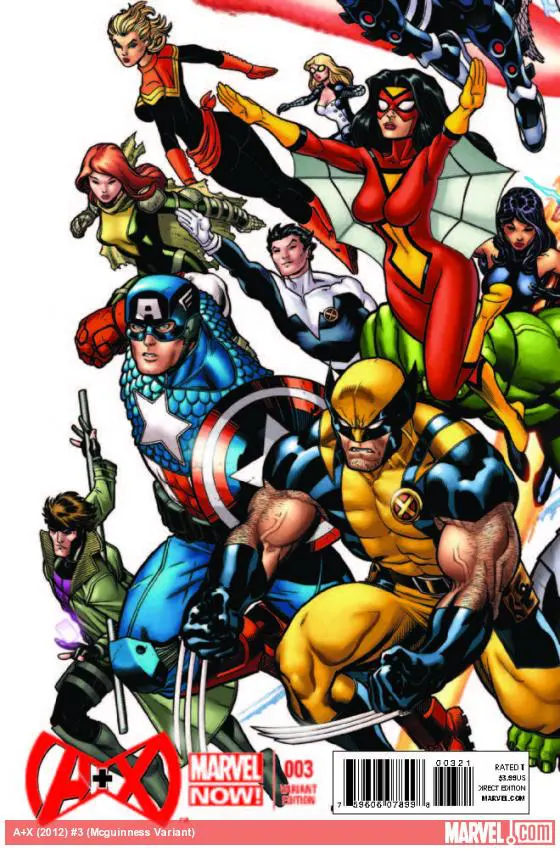A+X (2012) #3 (Mcguinness Variant)