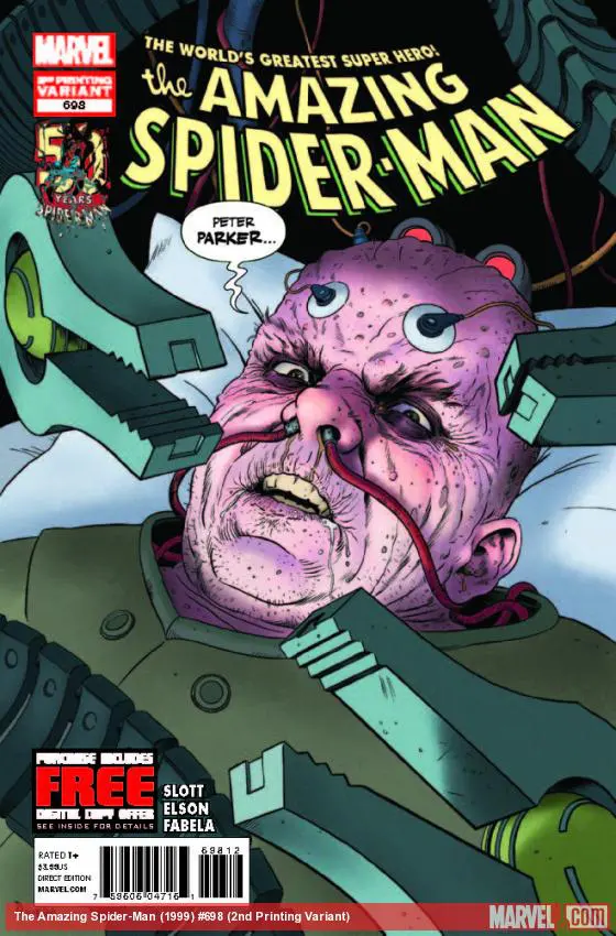 Amazing Spider-Man (1999) #698 (2nd Printing Variant)