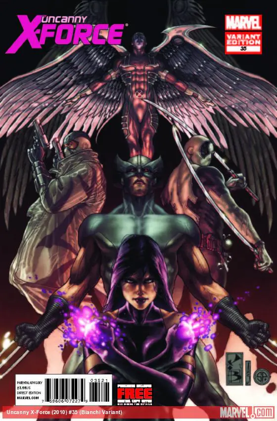 Uncanny X-Force (2010) #35 (Bianchi Variant)