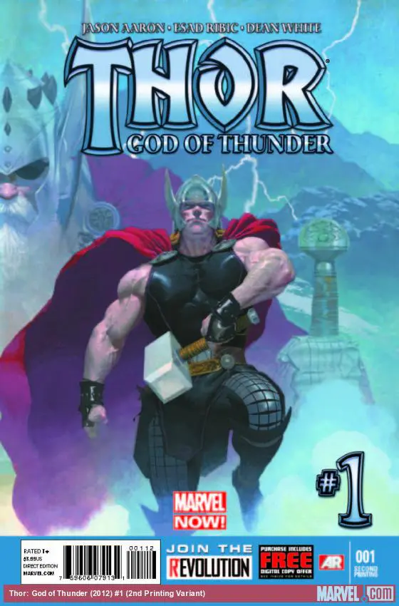 Thor: God of Thunder (2012) #1 (2nd Printing Variant)