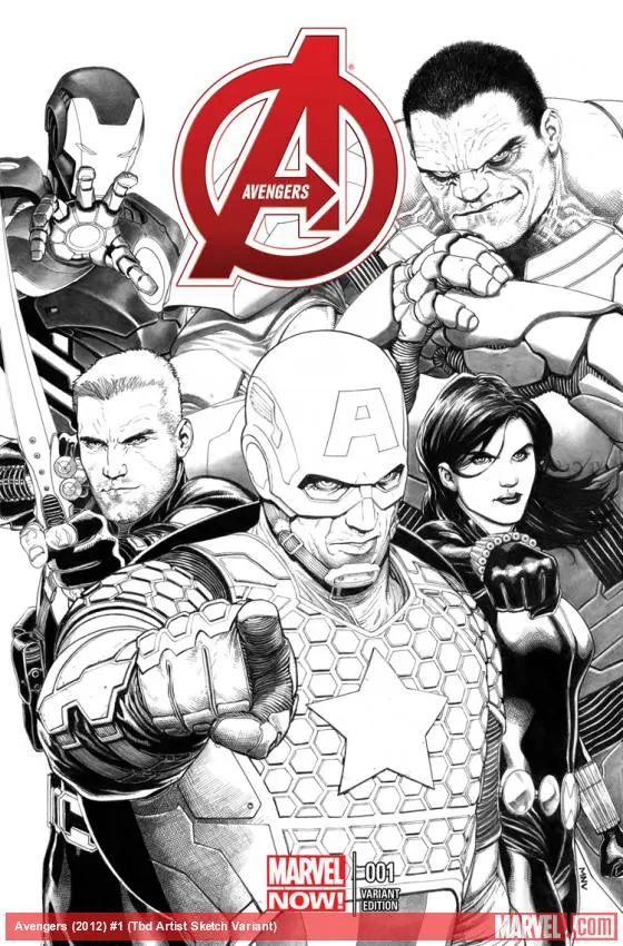 Avengers (2012) #1 (Tbd Artist Sketch Variant)