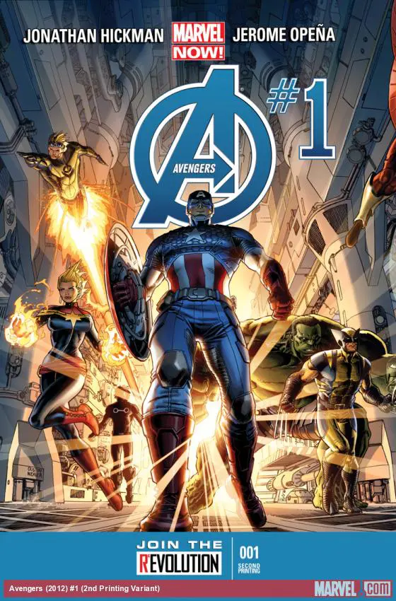 Avengers (2012) #1 (2nd Printing Variant)