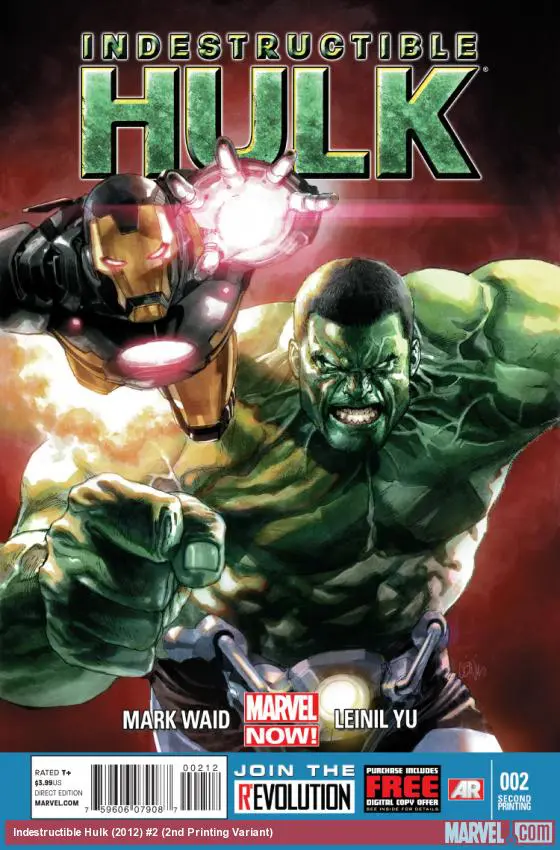 Indestructible Hulk (2012) #2 (2nd Printing Variant)