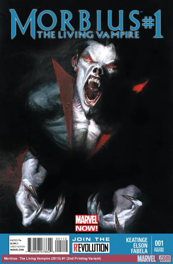 Morbius: The Living Vampire (2013) #1 (2nd Printing Variant)