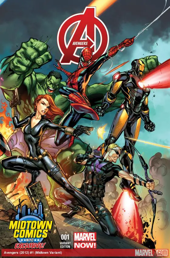 Avengers (2012) #1 (Midtown Variant)