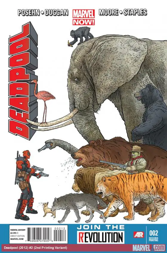 Deadpool (2012) #2 (2nd Printing Variant)