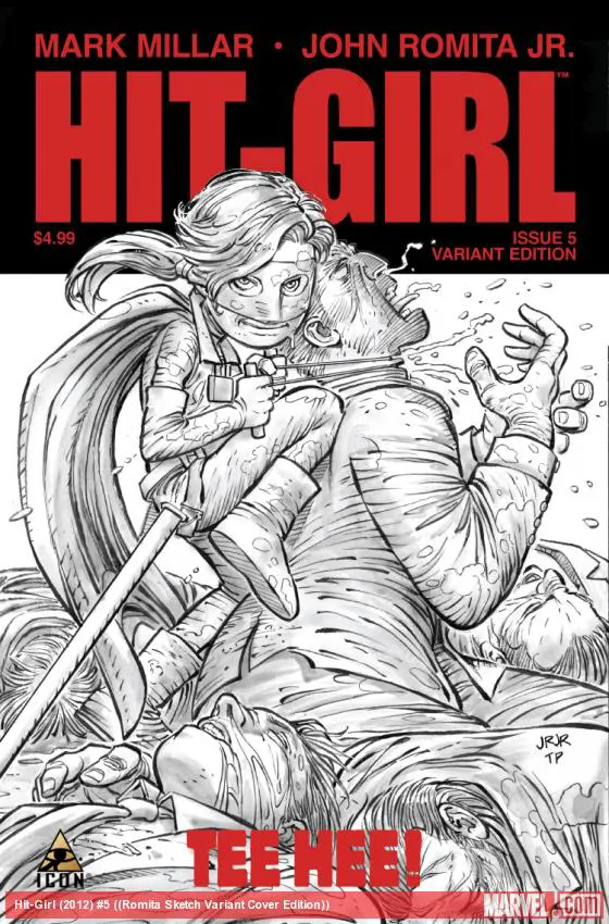 Hit-Girl (2012) #5 ((Romita Sketch Variant Cover Edition))