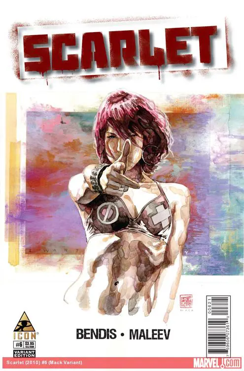 Scarlet (2010) #6 (Mack Variant)