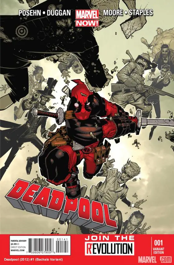 Deadpool (2012) #1 (Bachalo Variant)