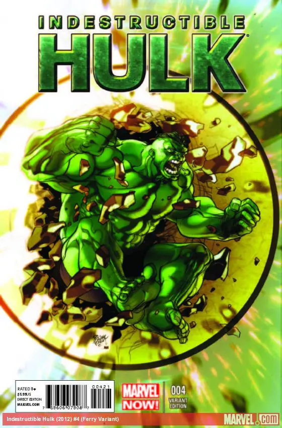 Indestructible Hulk (2012) #4 (Ferry Variant)