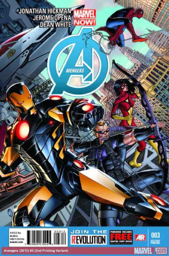 Avengers (2012) #3 (2nd Printing Variant)