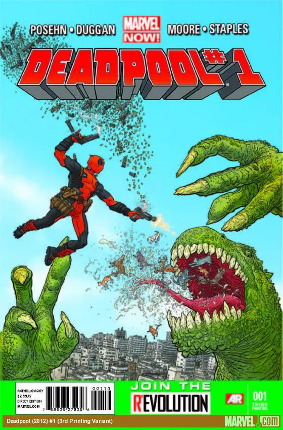 Deadpool (2012) #1 (3rd Printing Variant)