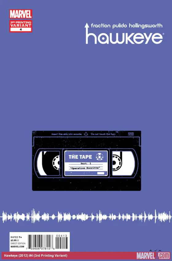 Hawkeye (2012) #4 (3rd Printing Variant)