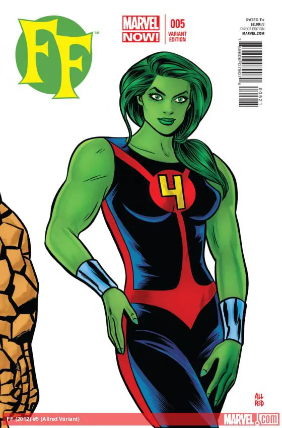 FF (2012) #5 (Allred Variant)