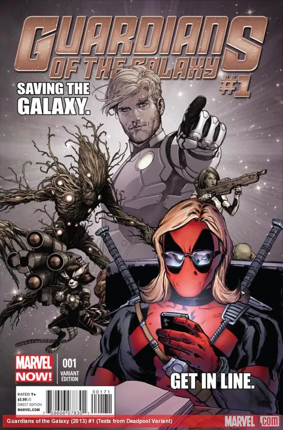 Guardians of the Galaxy (2013) #1 (Texts from Deadpool Variant)