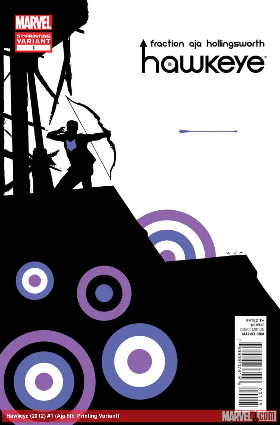 Hawkeye (2012) #1 (Aja 5th Printing Variant)