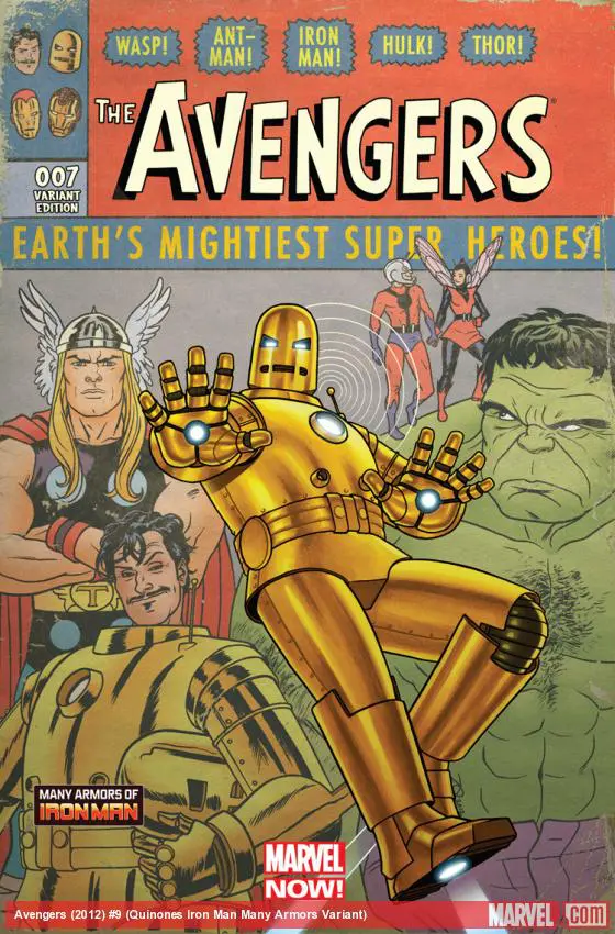 Avengers (2012) #9 (Quinones Iron Man Many Armors Variant)
