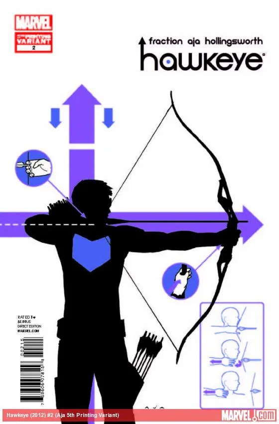 Hawkeye (2012) #2 (Aja 5th Printing Variant)