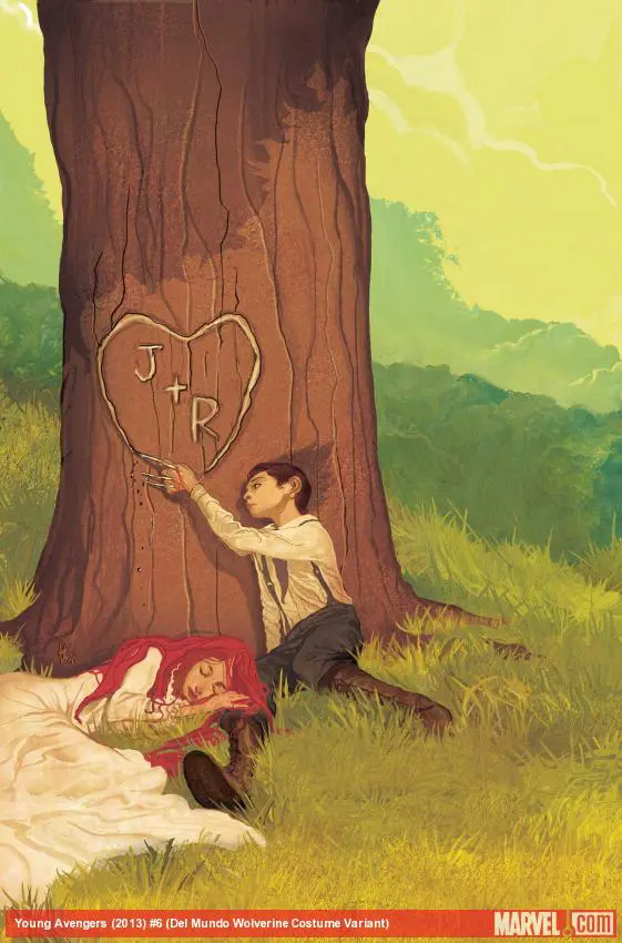 Young Avengers (2013) #6 (Del Mundo Wolverine Costume Variant)