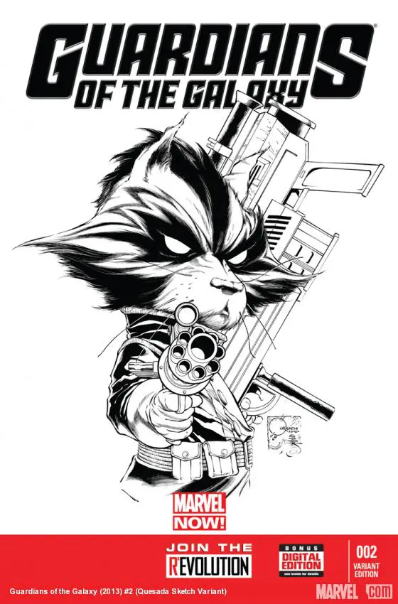 Guardians of the Galaxy (2013) #2 (Quesada Sketch Variant)