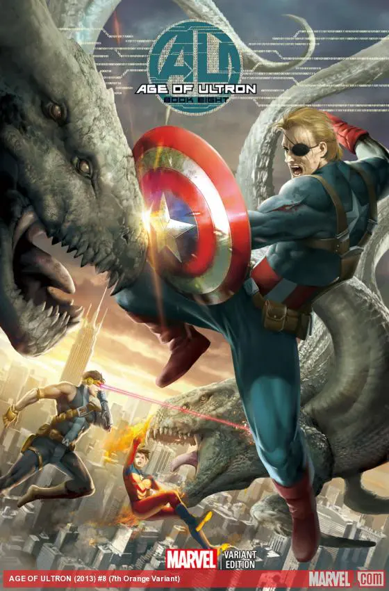 Age of Ultron (2013) #8 (7th Orange Variant)