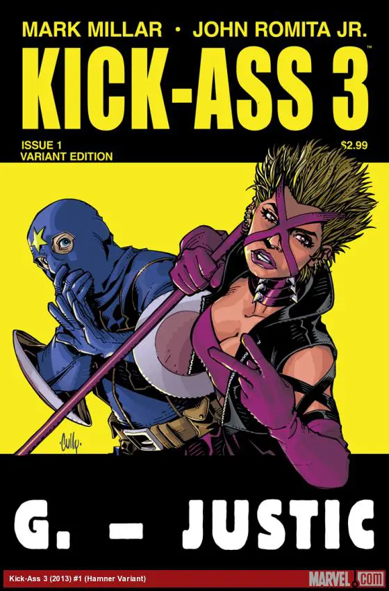Kick-Ass 3 (2013) #1 (Hamner Variant)